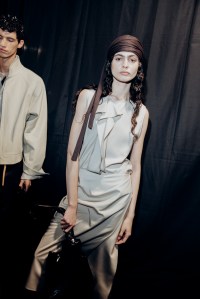 Backstage at Boss Spring 2026 Ready-to-Wear Collection at Milan Fashion Week