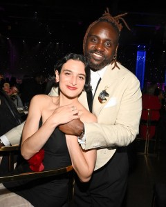 Jenny Slate, Brian Tyree Henry at the 77th Primetime Emmy Awards Governors Ball on September 14, 2025 in Los Angeles, California.