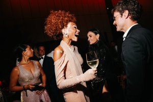 Winnie Harlow at the Kering Caring For Women Dinner during New York Fashion Week held at The Grill on September 11, 2025 in New York, New York.