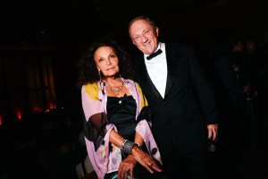 Diane von Furstenberg and François-Henri Pinault