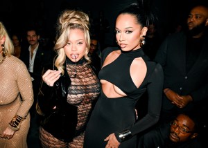 Latto and Brooklyn Nicole at the LaQuan spring 2026 ready-to-wear show at New York Fashion Week.