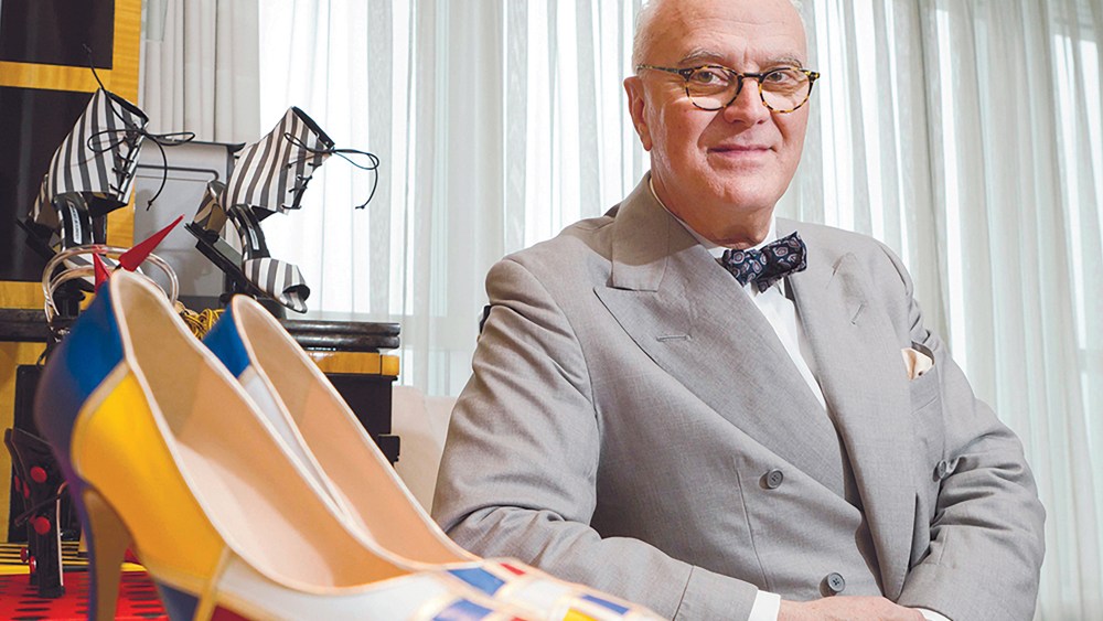 Manolo Blahnik in Hong Kong, 2012.