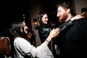 Laura Love and Hunter Abrams