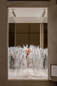 The experiential space inside the Polène flagship in Paris