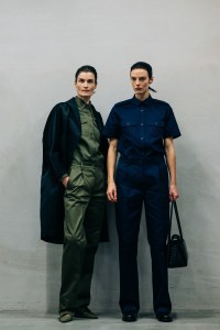 Backstage at Prada Spring 2026 Ready-to-Wear Collection at Milan Fashion Week