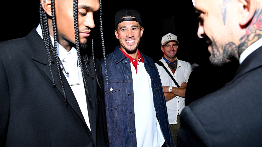 Jordan Clarkson, Devin Booker at the Public School New York Club Supper during New York Fashion Week.