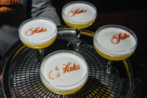 The scene at the Saks NYFW Kick Off Party.