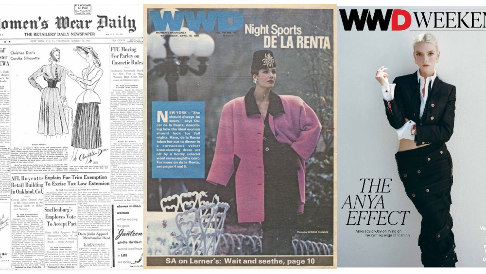 WWD Covers 1947, 1985, 2024
