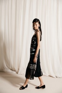 Backstage at the Tory Burch spring 2026 ready-to-wear show at New York Fashion Week.