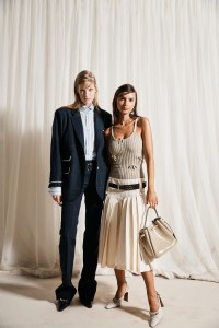 Backstage at the Tory Burch spring 2026 ready-to-wear show at New York Fashion Week.