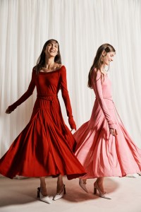 Backstage at the Tory Burch spring 2026 ready-to-wear show at New York Fashion Week.
