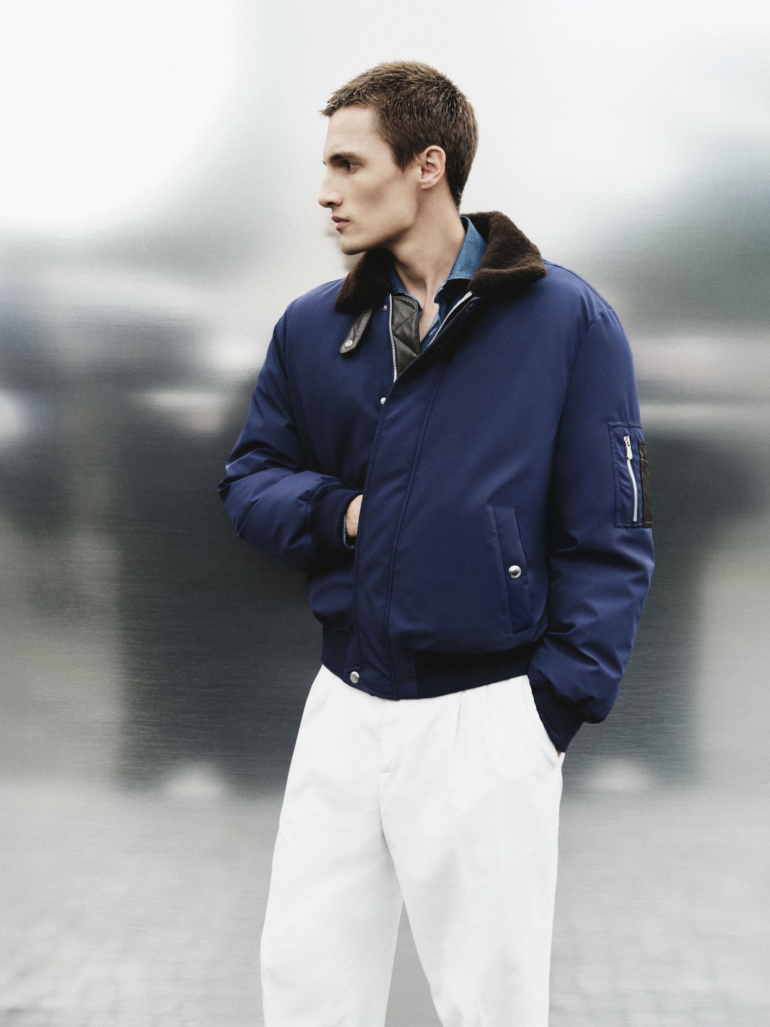 A picture from the Mytheresa menswear campaign.