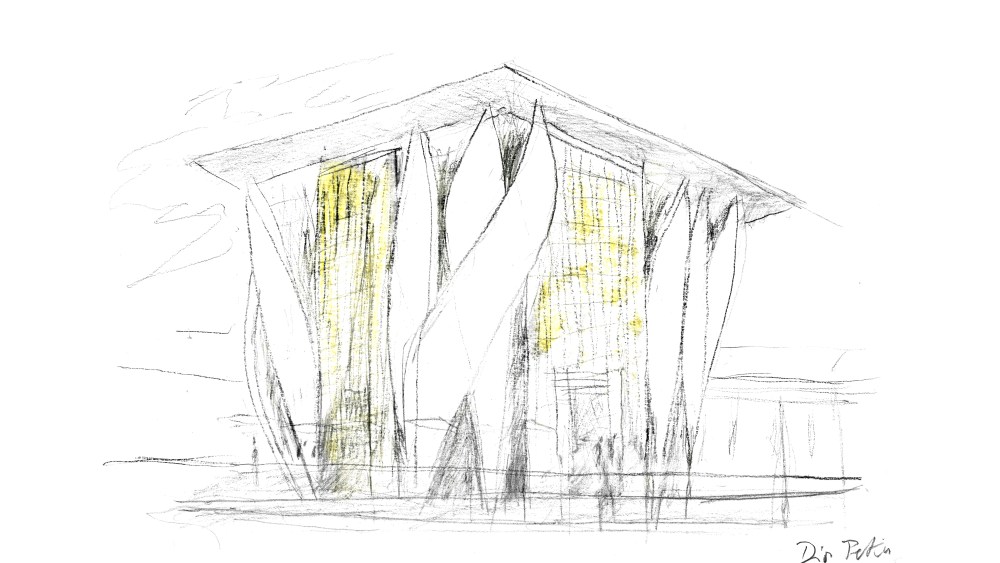 Dior's Beijing flagship is designed by French architect Christian de Portzamparc.