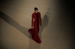 A look from Tima Abid Fall 2025 Haute Couture at Riyadh Fashion Week.