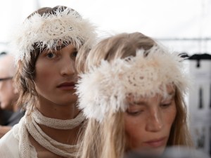 Hair accessories at Anne Demeulemeester