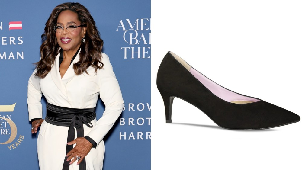 Oprah Winfrey wears Sole Bliss shoes while attending the American Ballet Theatre 2025 Fall Gala.