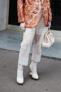 Shoes street style at Paris Fashion Week Spring 2026