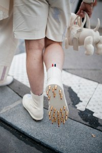 Shoes street style at Paris Fashion Week Spring 2026