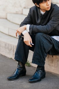 Shoes street style at Paris Fashion Week Spring 2026