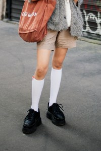 Shoes street style at Paris Fashion Week Spring 2026