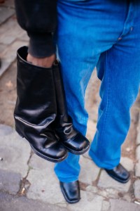 Shoes street style at Paris Fashion Week Spring 2026