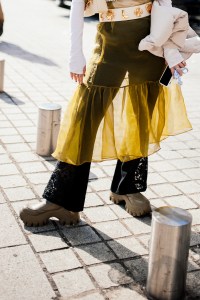 Shoes street style at Paris Fashion Week Spring 2026