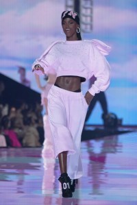 Valentina Castro on the runway at the Victoria's Secret Fashion Show.
