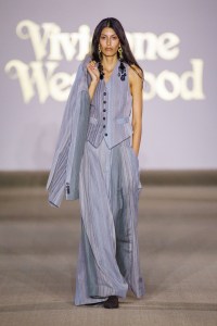 A look from Vivienne Westwood x Art of Heritage Spring 2026 at Riyadh Fashion Week.
