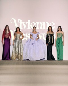A look from Vivienne Westwood and Art of Heritage Spring 2026 at Riyadh Fashion Week.