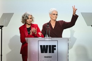 Jane Fonda and Jamie Lee Curtis