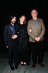 Jason Schwartzman, Sofia Coppola and Bill Murray at Chanel MOMA Film Benefit on November 12, 2025 in New York, New York.
