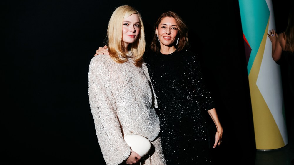 Elle Fanning and Sofia Coppola at Chanel MOMA Film Benefit on November 12, 2025 in New York, New York.