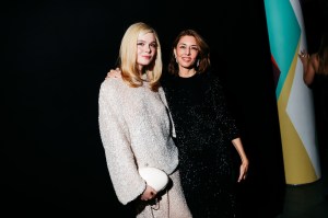 Elle Fanning and Sofia Coppola at Chanel MOMA Film Benefit on November 12, 2025 in New York, New York.