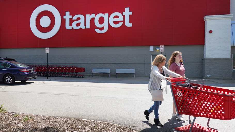 CHICAGO, ILLINOIS - AUGUST 16: Customers shop at a Target store on August 16, 2023 in Chicago, Illinois.