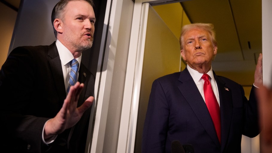 U.S. Trade Representative Jamieson Greer and U.S. President Donald Trump