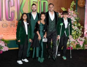 Thomas Curcio and José Rolón at the "Wicked: For Good" New York Premiere held at Lincoln Center for the Performing Arts on November 17, 2025 in New York, New York.
