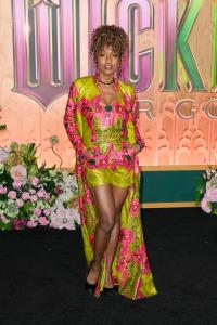 Comfort Fedoke at the "Wicked: For Good" New York Premiere held at Lincoln Center for the Performing Arts on November 17, 2025 in New York, New York.