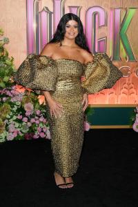 Drew Afualo at the "Wicked: For Good" New York Premiere held at Lincoln Center for the Performing Arts on November 17, 2025 in New York, New York.