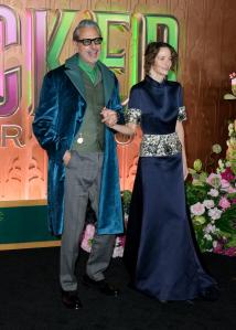 Jeff Goldblum and Emilie Livingston at the "Wicked: For Good" New York Premiere held at Lincoln Center for the Performing Arts on November 17, 2025 in New York, New York.