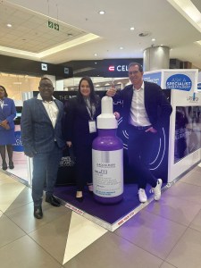 Visiting stores in South Africa.