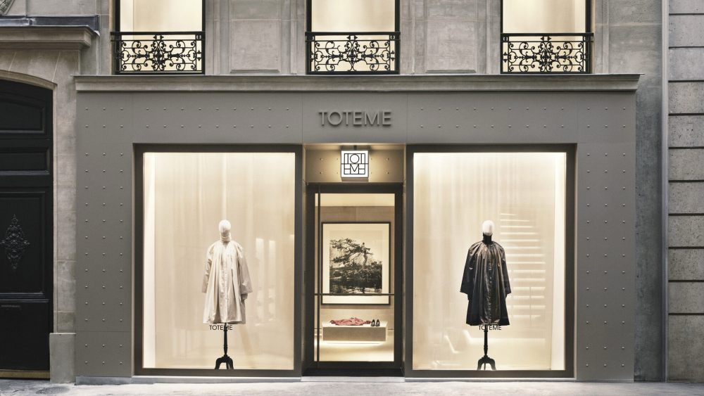 Toteme Paris flagship rue Saint-Honoré