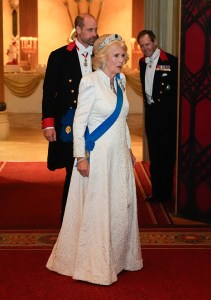 WINDSOR, ENGLAND - NOVEMBER 18: Queen Camilla arrives for the Diplomatic Corps reception at Windsor Castle on November 18, 2025 in Windsor, England. (Photo by Andrew Matthews - Pool/Getty Images)