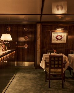 A first look inside the Sant Ambroeus' Paris outpost in Saint-Germain-des-Prés.