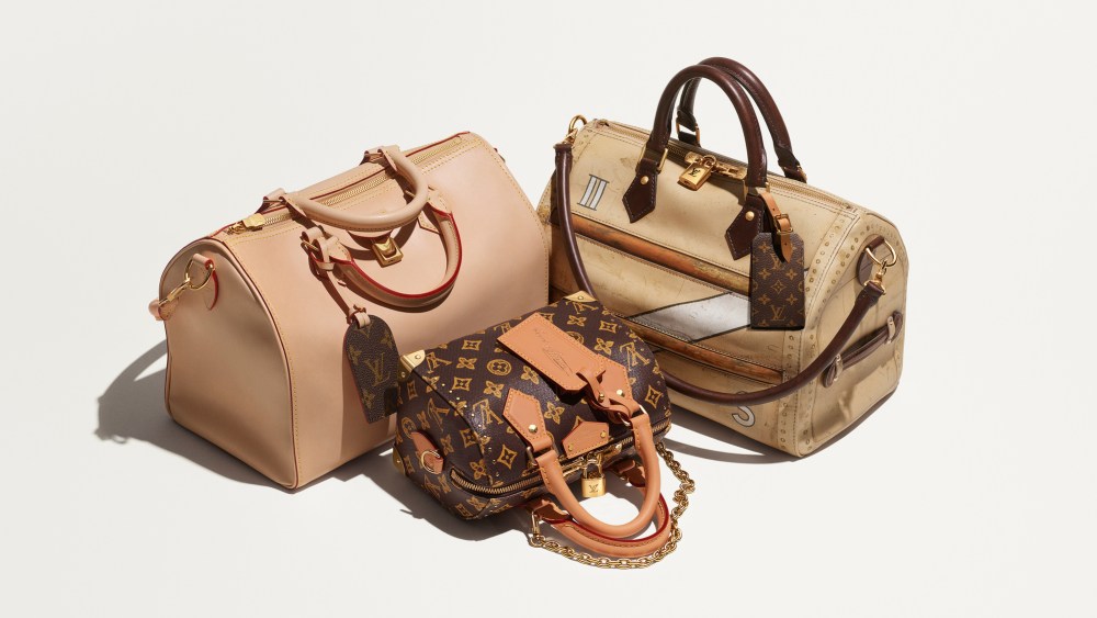 Special-edition Louis Vuitton bags for the 130th anniversary of the Monogram.