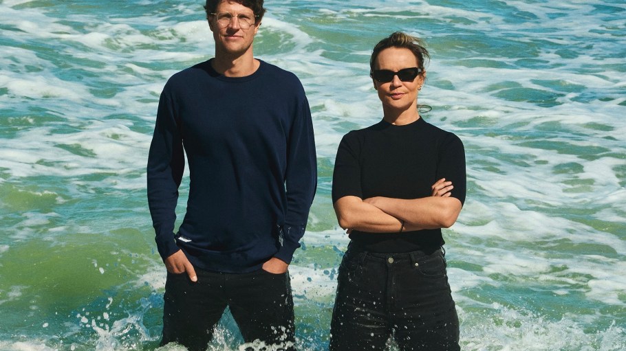 The co-founders and co-CEOs of Uluu, Michael Kingsbury and Dr. Julia Reisser.