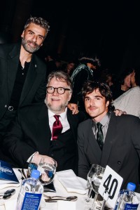 Oscar Isaac, Guillermo del Toro and Jacob Elordi