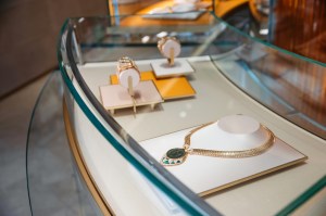 A view of the Bulgari store during Michael Burke’s LVMH Design District Tour.