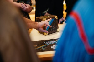 Michael Burke at the Louis Vuitton store during his LVMH Design District Tour.