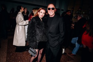 Emma Roberts and Michael Kors