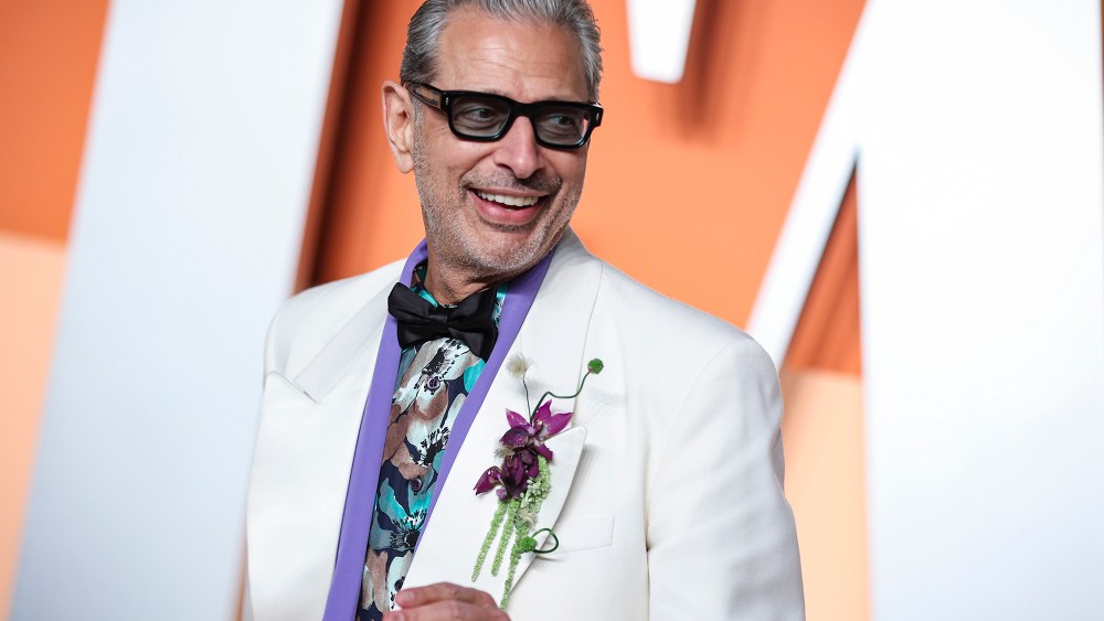 Jeff Goldblum at the 2025 Vanity Fair Oscar party in Beverly Hills, California.